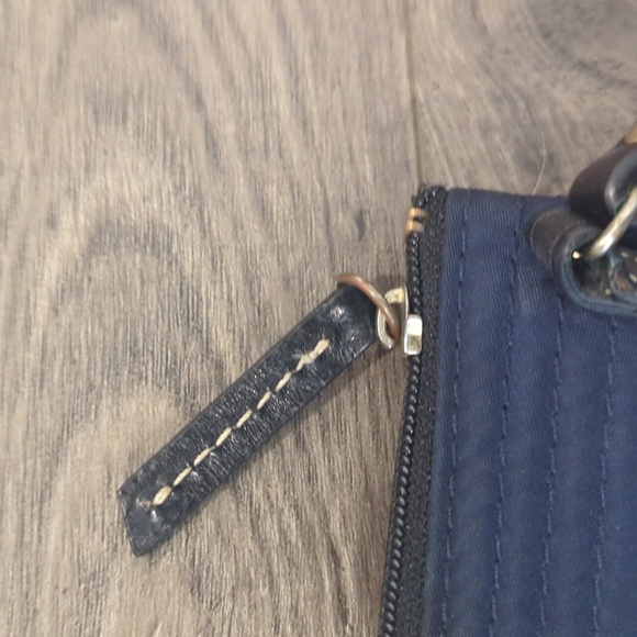 Handbag by Dooney & Bourke J3900498 Navy Blue w/Pink Interior - Picture 12 of 16